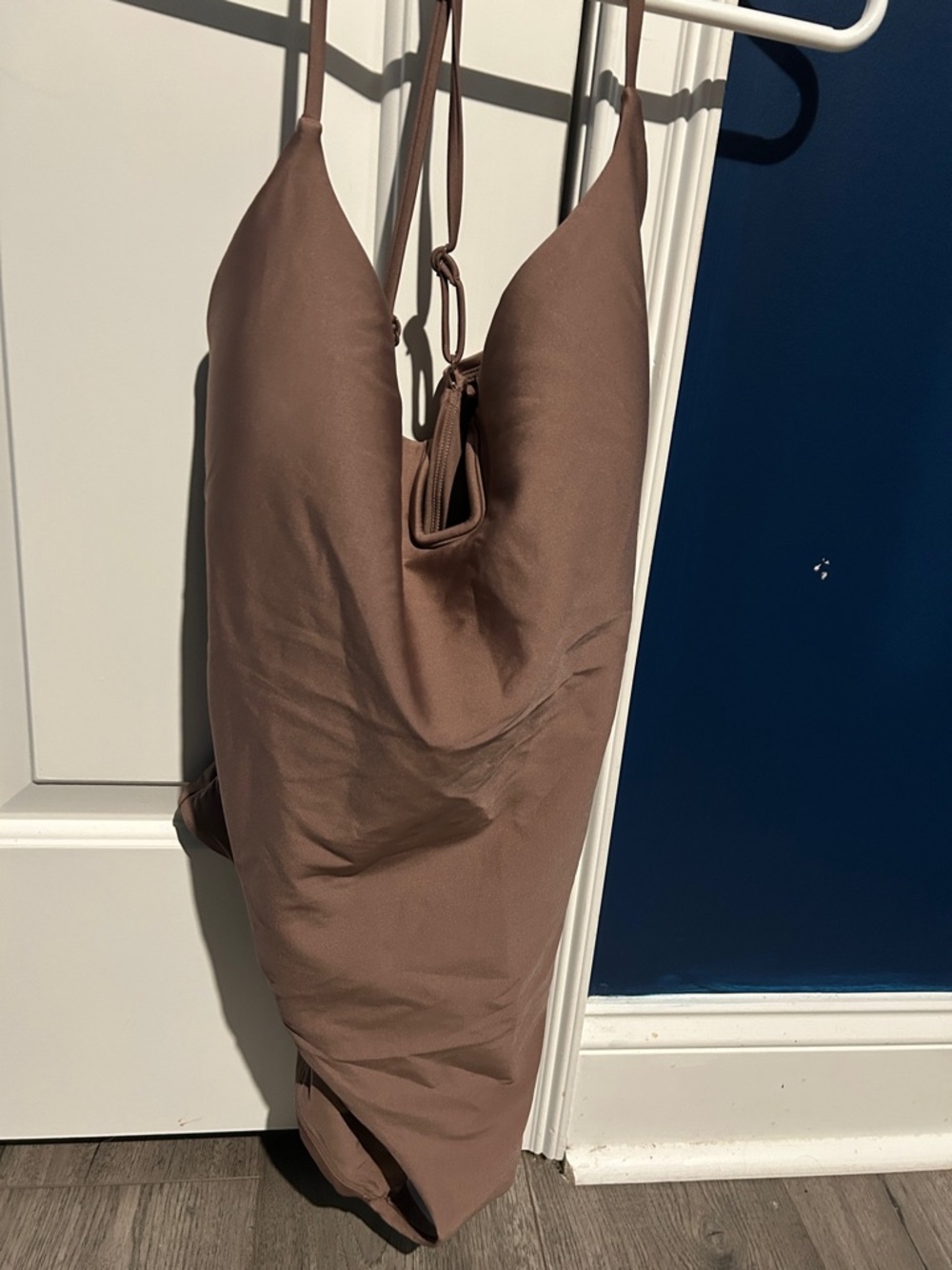J. Crew Smokey willow wood Mira Swimsuit with classic sculpt - Picture 4 of 5